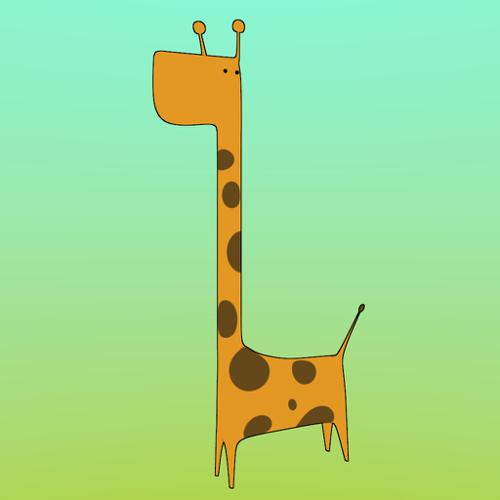 girafe-lowpoly-funny preview image